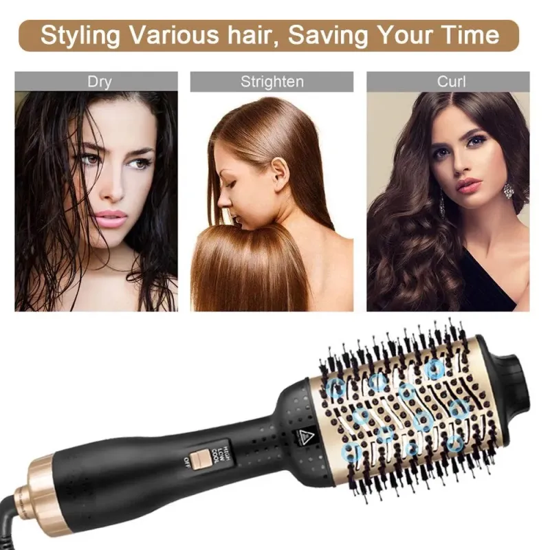 Gold One Step Hair Dryer Brush 5