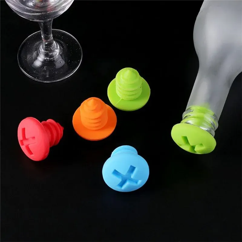 Silicone Red Wine Stopper Set (200Pcs) 5