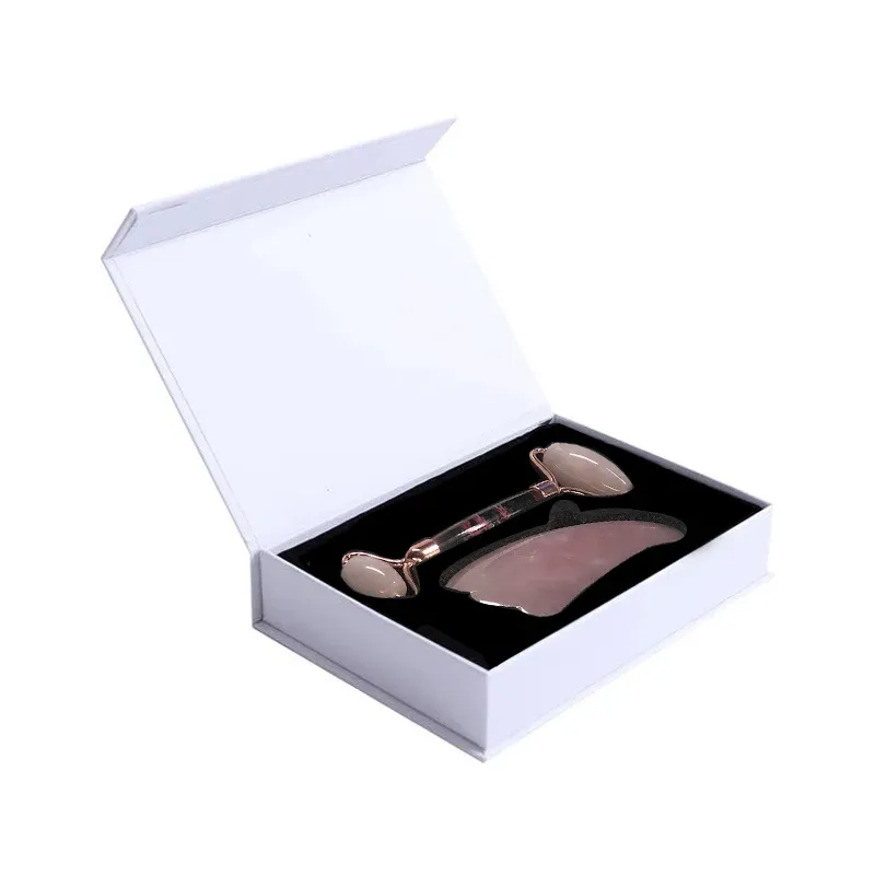 Quartz Eternal Flower Jade Roller & Gua Sha Set 4