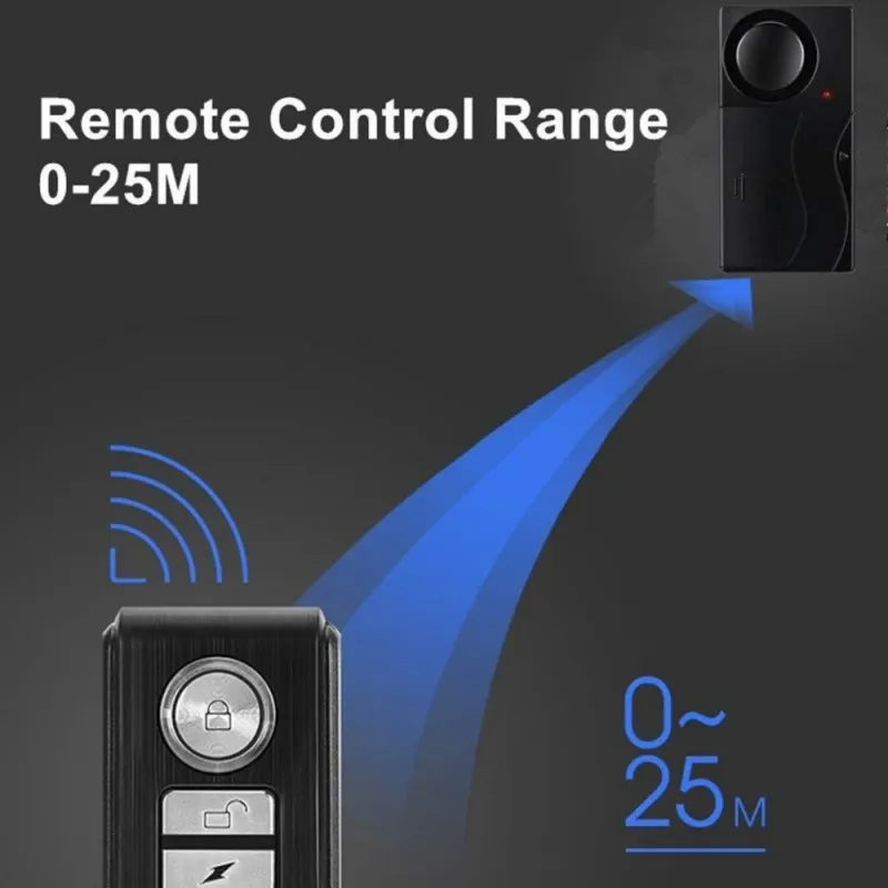 Wireless Vibration Bike Alarm 5