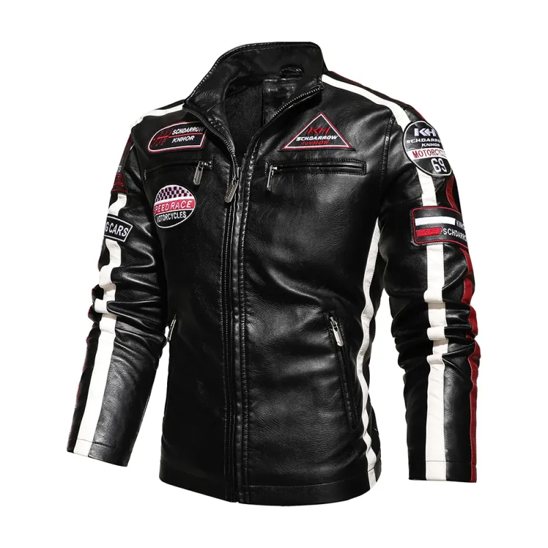 Vintage Motorcycle Biker Jacket 6
