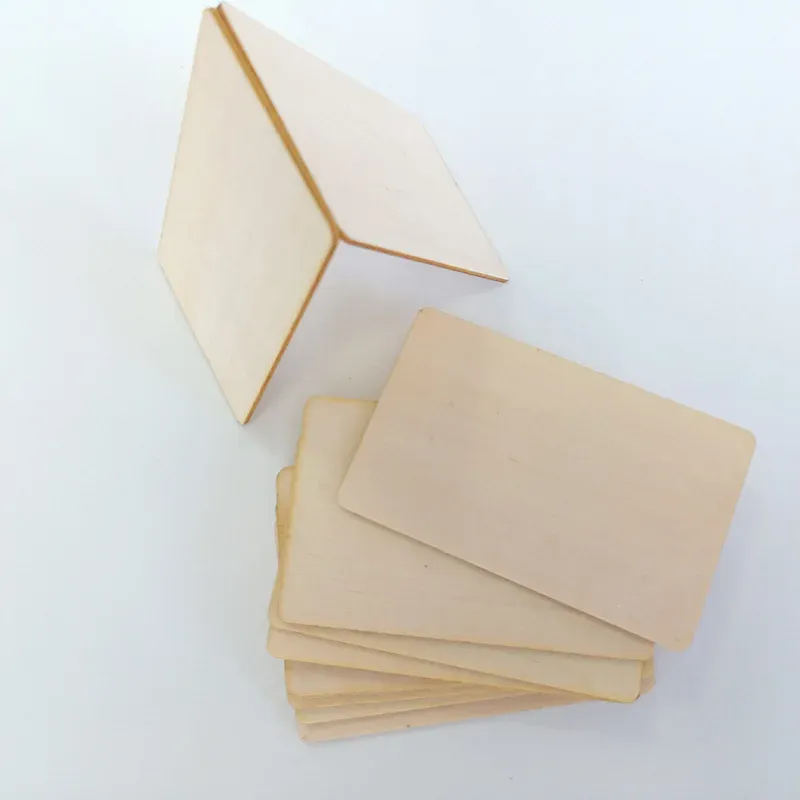 NFC RFID Basswood Business Card Blanks 4