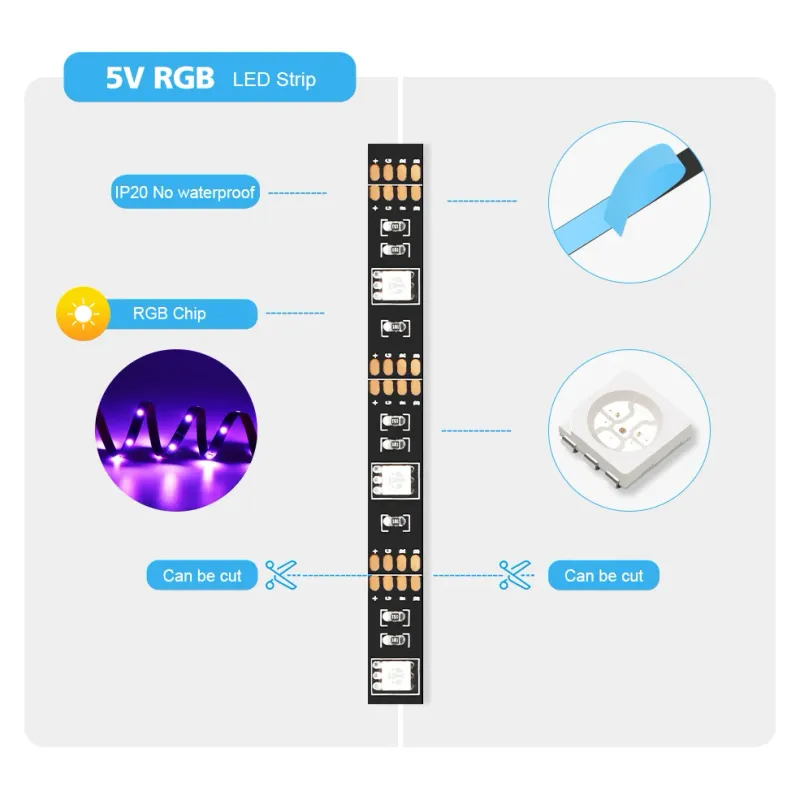 Smart Tuya Zigbee RGB LED Strip Light 2