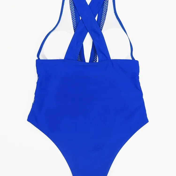 Sexy Mesh Patchwork One Piece Swimsuit 6