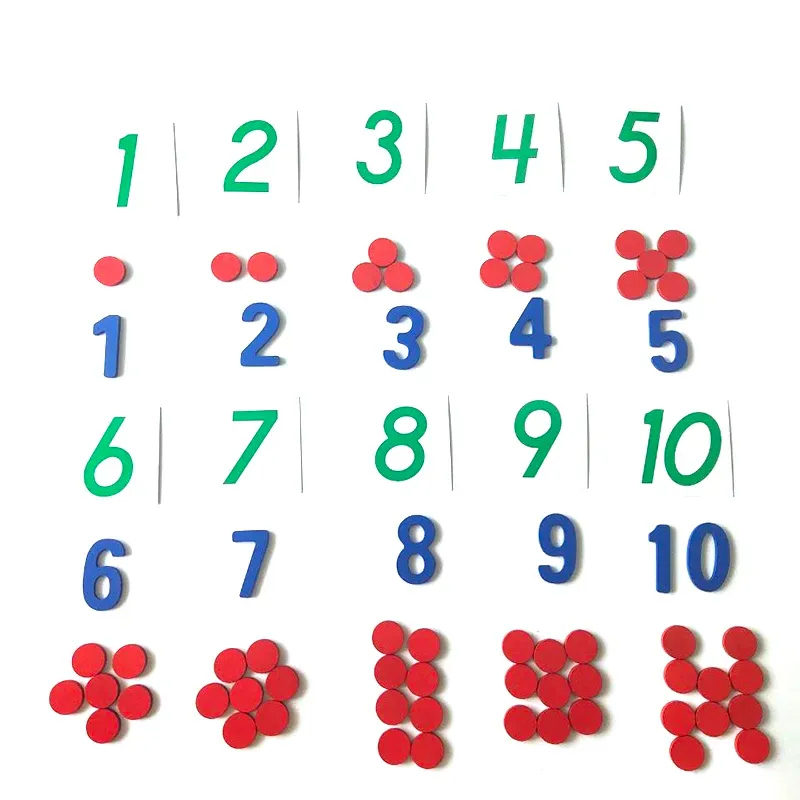 Wooden Montessori Math Counting Game Toy 3