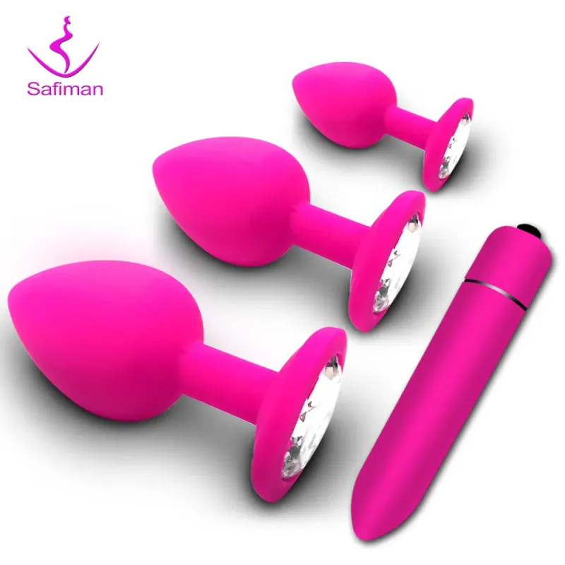Silicone Anal Plug Prostate Massager 1