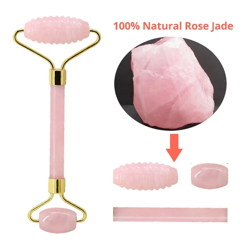 Rose Quartz Jade Eye Mask & Gua Sha Set 6