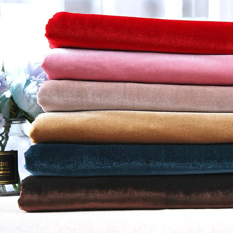 160cm Polyester Knitting Velvet Fabric 3