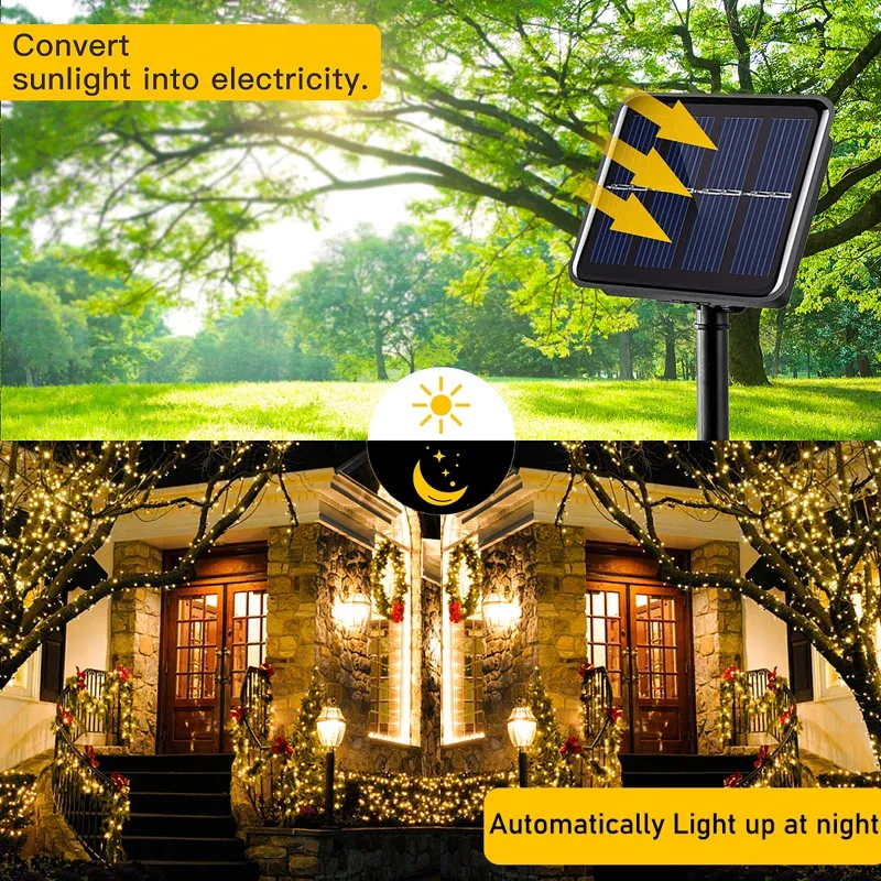 Solar LED Fairy Lights - 800 LEDs 2