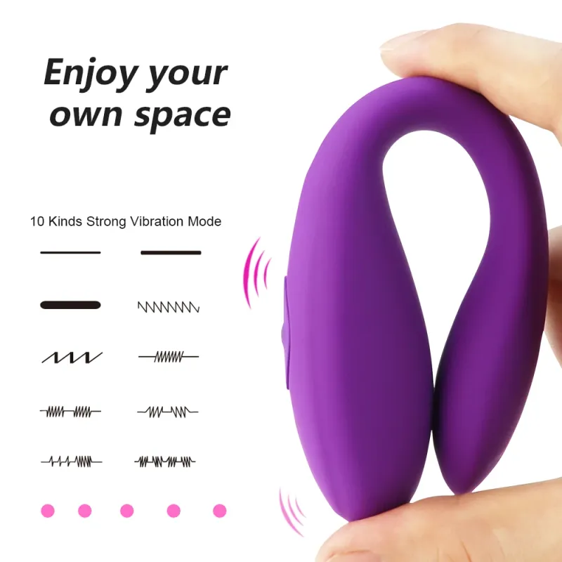 Wireless U-Shape Clit & G-Spot Vibrator 2
