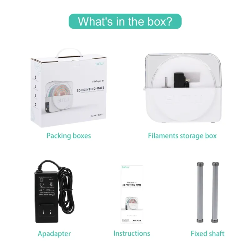 SUNLU S1 Plus Filament Dryer Box 5
