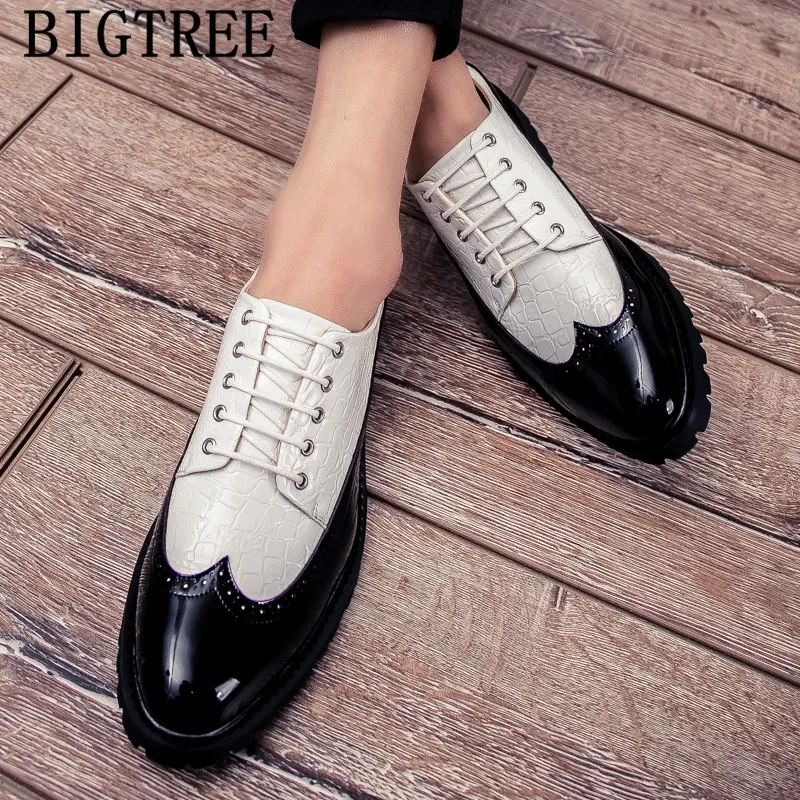 Black Patent Leather Oxford Loafers 5