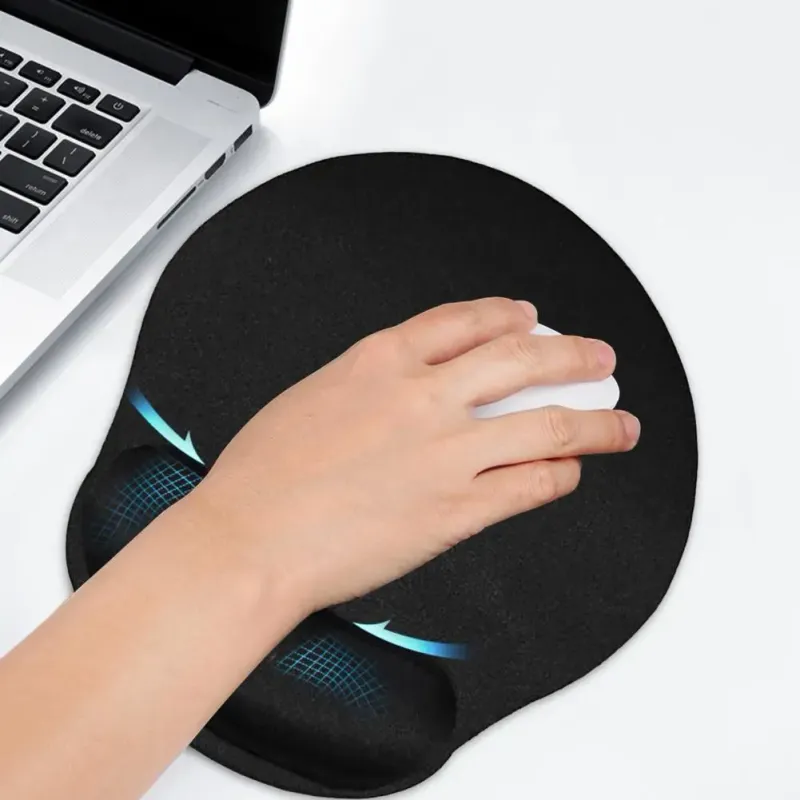 Ergonomic Mouse Pad with Gel Wrist Support 1