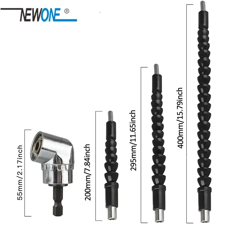 Adjustable Right Angle Screwdriver Set 4