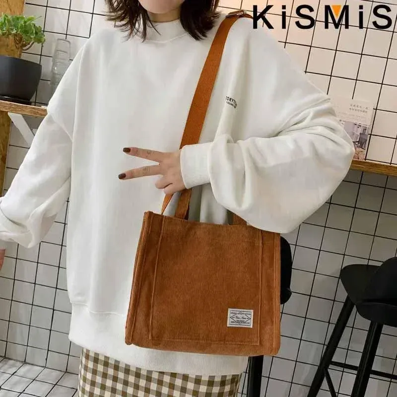 Corduroy Crossbody Shoulder Bag 6
