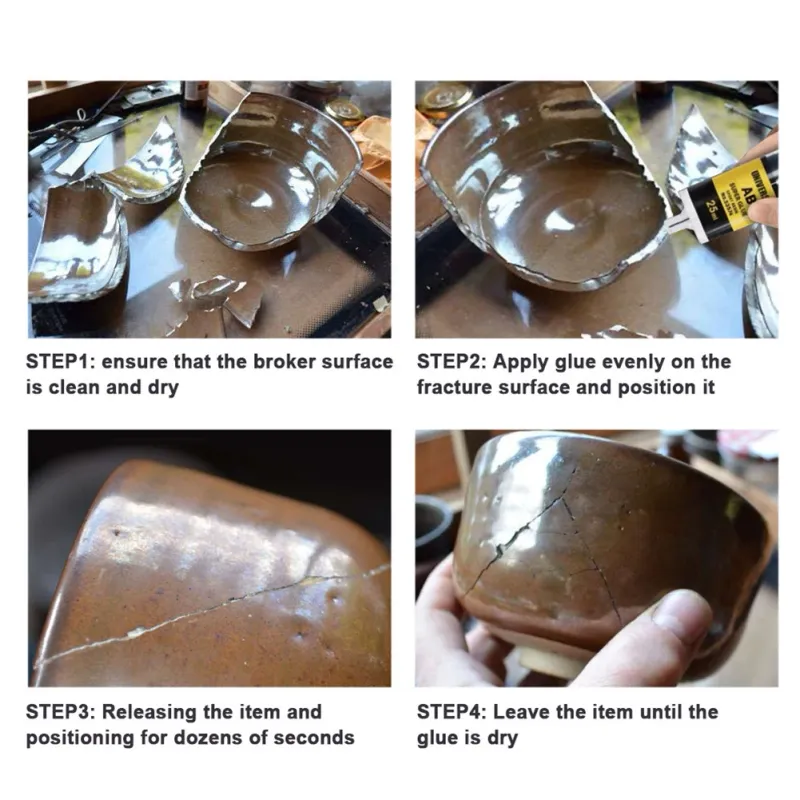 Epoxy Resin AB Super Glue Kit 4