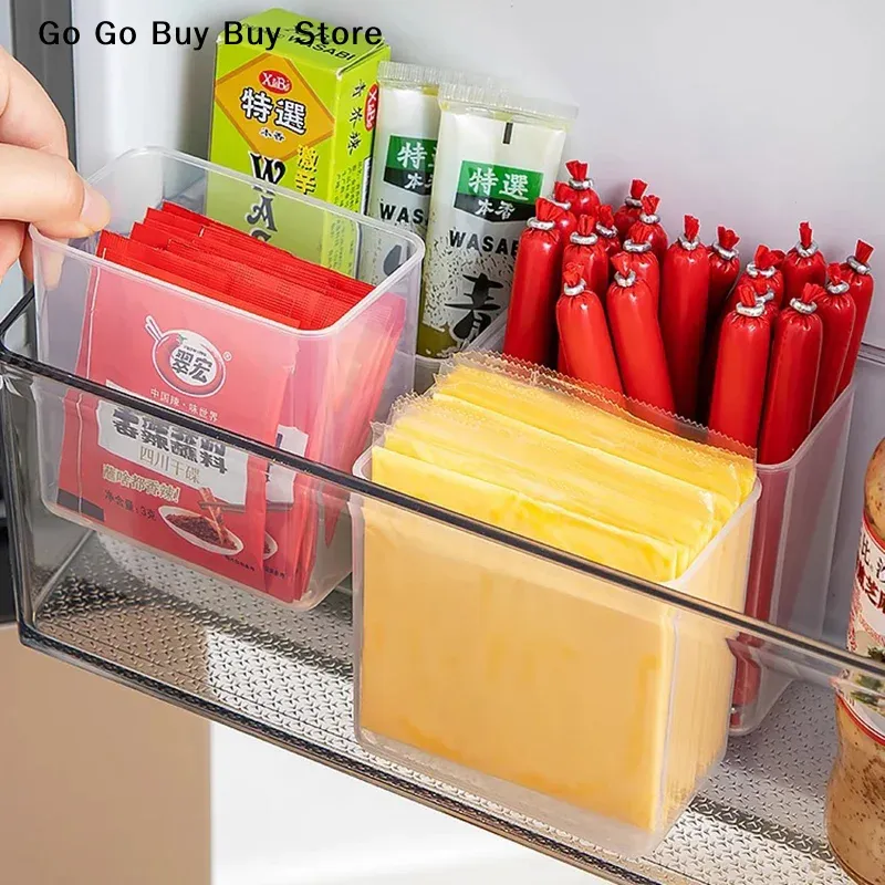 Clear Fridge Organizer Bins 2