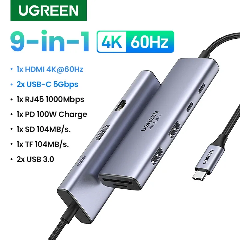 UGREEN 9-in-1 USB-C Hub 4K HDMI 1
