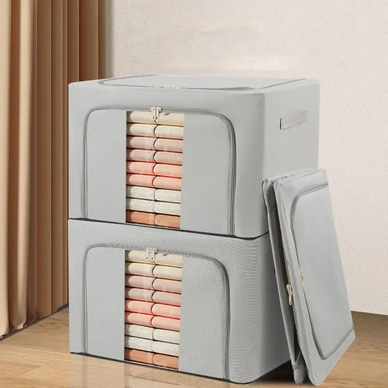 Zippered Foldable Clothes Storage Box 4