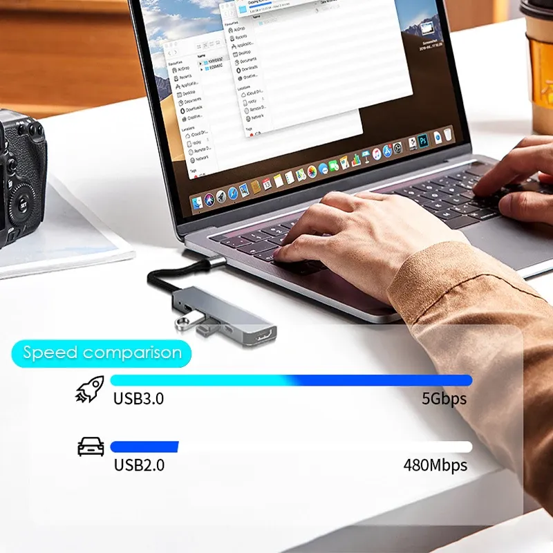 5-in-1 USB-C Hub for MacBook 3