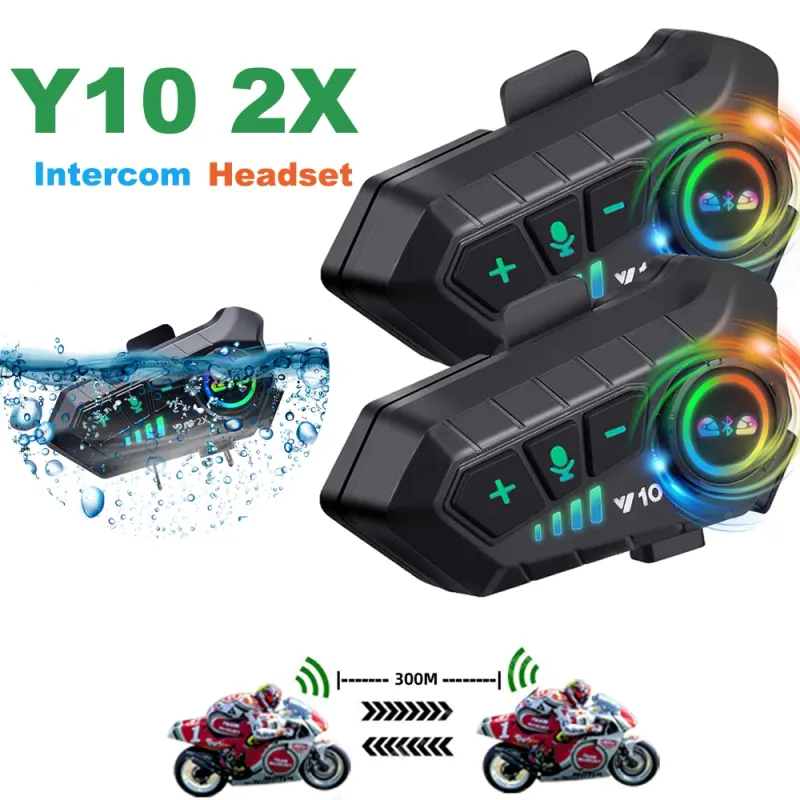 Kebidumei YP10 2X Bluetooth Motorcycle Intercom 1