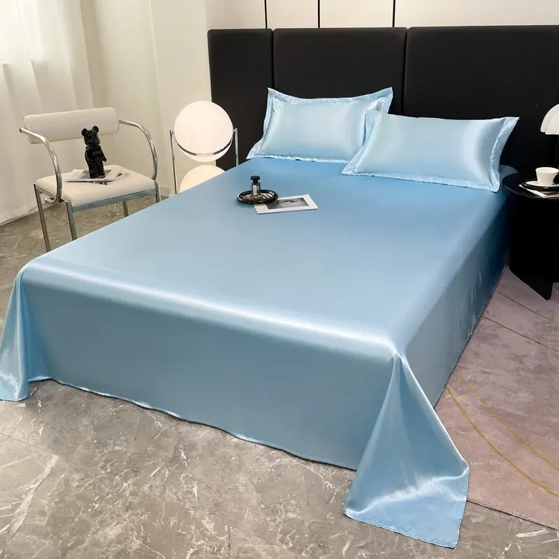 Ice Silk Summer Bed Sheets Set 2