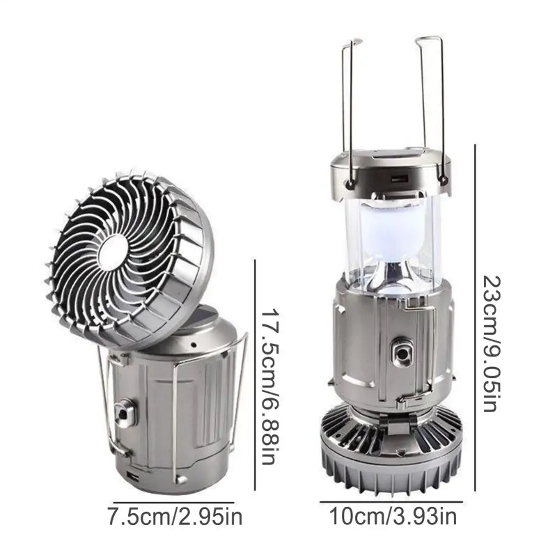 Solar LED Camping Lantern with Power Bank 6