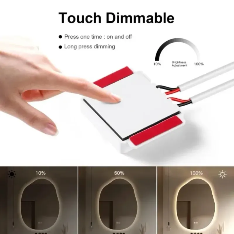 Touch Dimmable COB LED Strip Kit 2