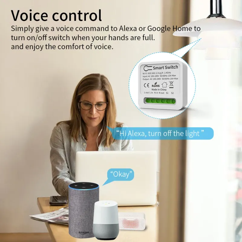 16A WiFi Smart Switch with Alexa/Google Home 3