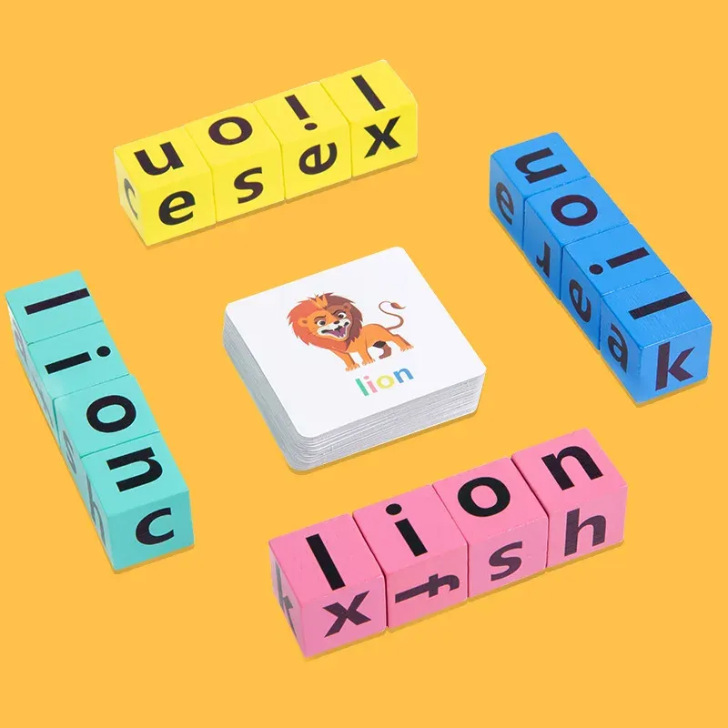 Wooden Alphabet Spelling Game 6
