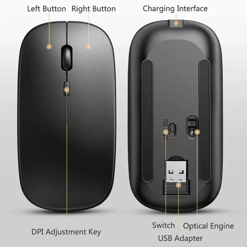 Dual-Mode Rechargeable Wireless Mouse 6