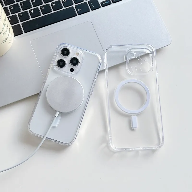 Transparent Magsafe Phone Case for iPhone 3