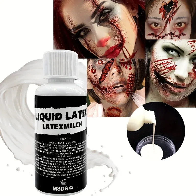 Quick-Dry Liquid Latex SFX Makeup 1