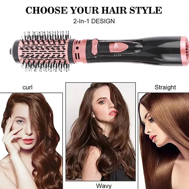 2-in-1 Auto-Rotating Ionic Hair Dryer Brush 2