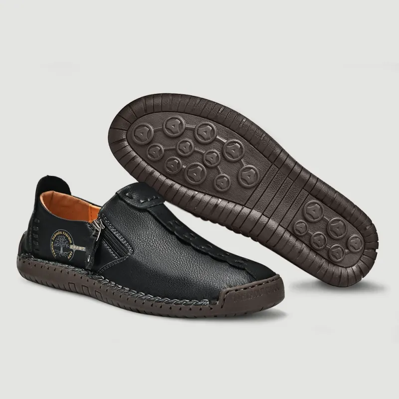Handmade Leather Slip-On Loafers 4