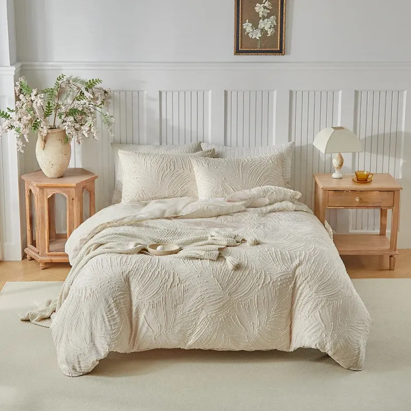 Beige Boho Duvet Cover Set Full/Queen 6