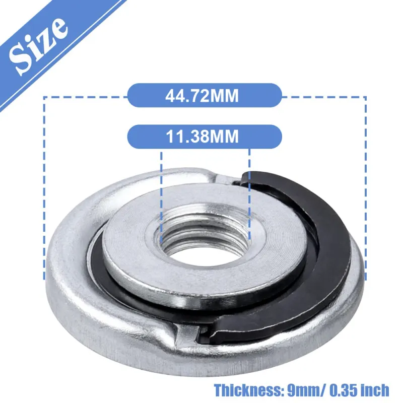M14 Quick Release Angle Grinder Flange Nut 6