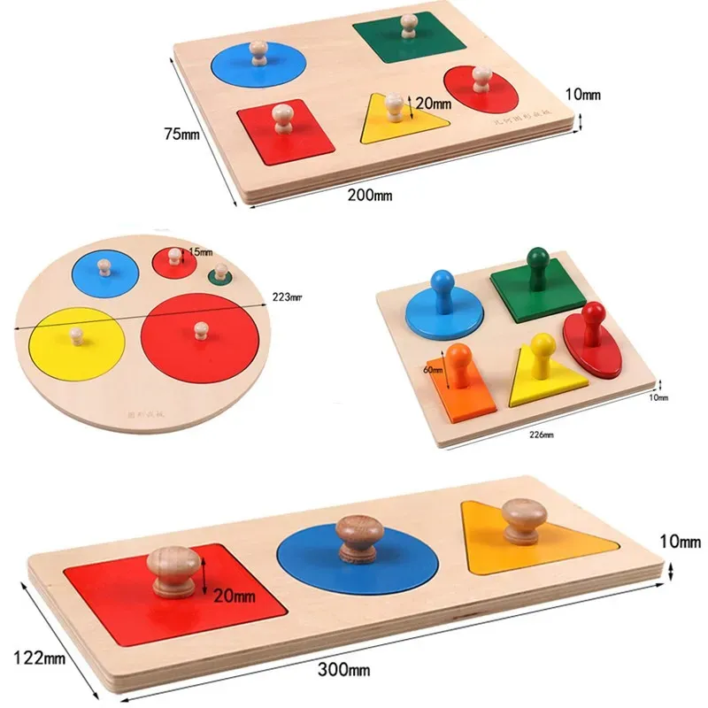 Montessori Geometric Shapes Sorting Puzzle 2