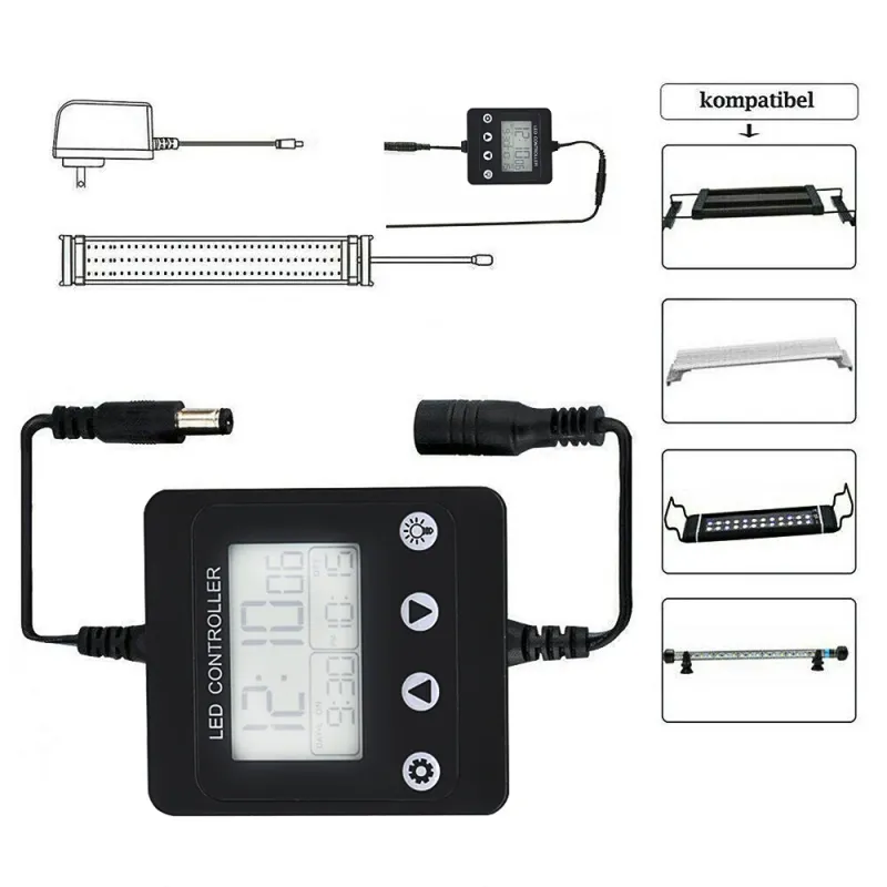 Aquarium LED Light Dimmer & Timer Controller 4