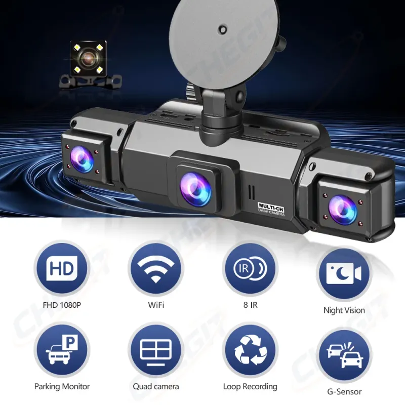 4K 360° Dash Cam with WiFi 2