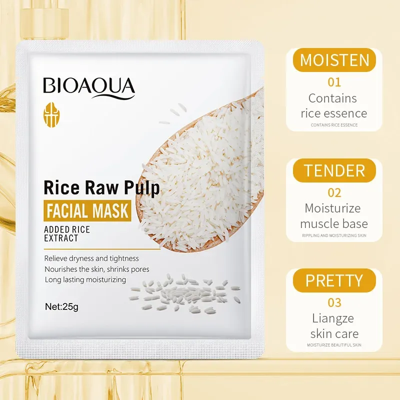 Rice Puree Moisturizing Mask 10 Pack 2
