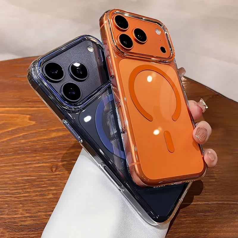 Luxury Crystal Clear Magnetic iPhone Case 2