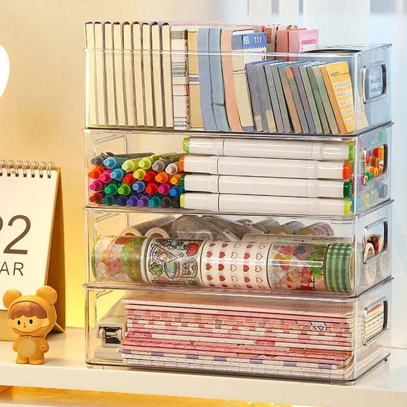 Clear Stackable Drawer Organizers 2