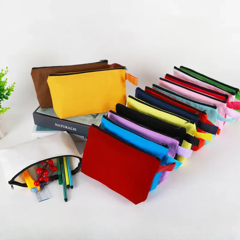Canvas Multipurpose Makeup & Pencil Bag 2