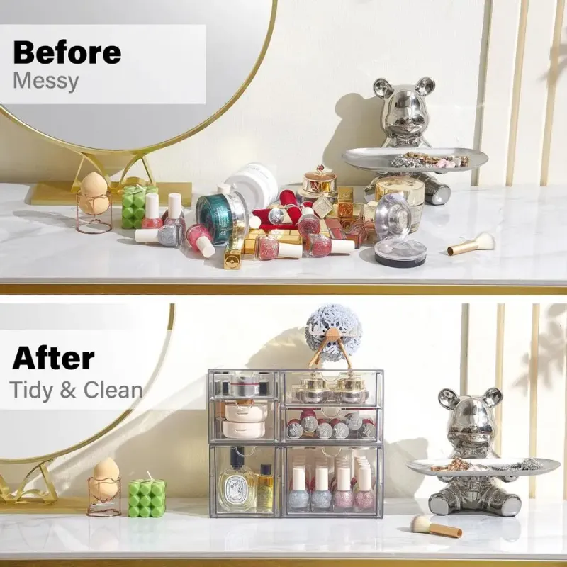 6-Drawer Acrylic Organizer Set (2-Pack) 5