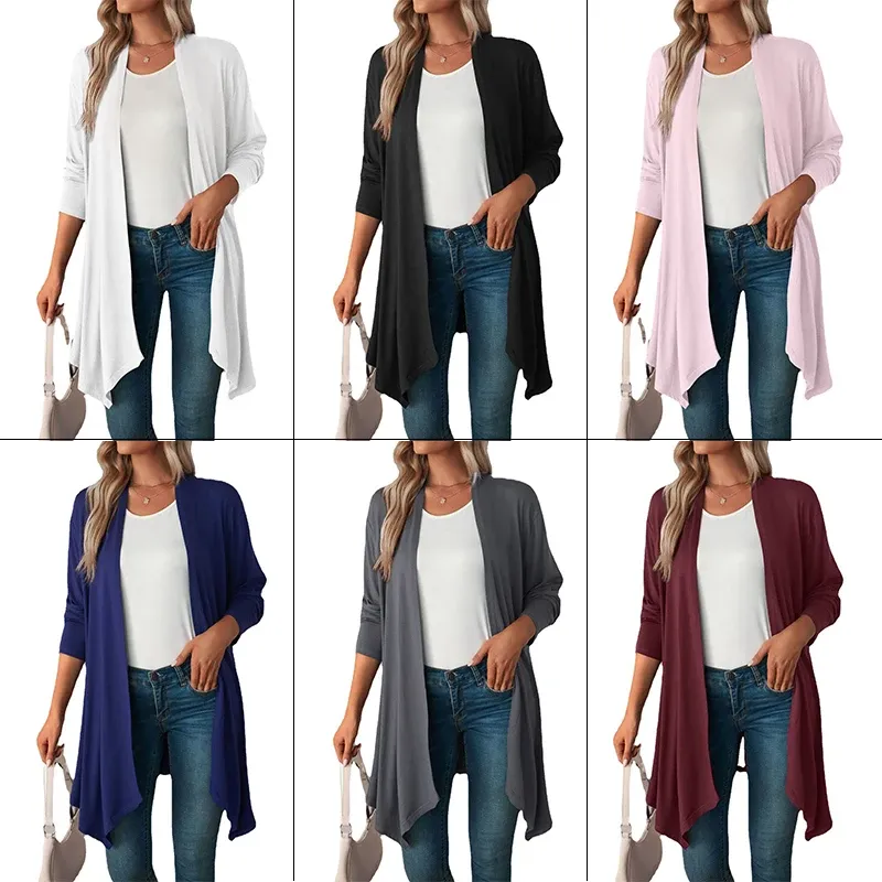 Women's Thin Long Cardigan Coat 6
