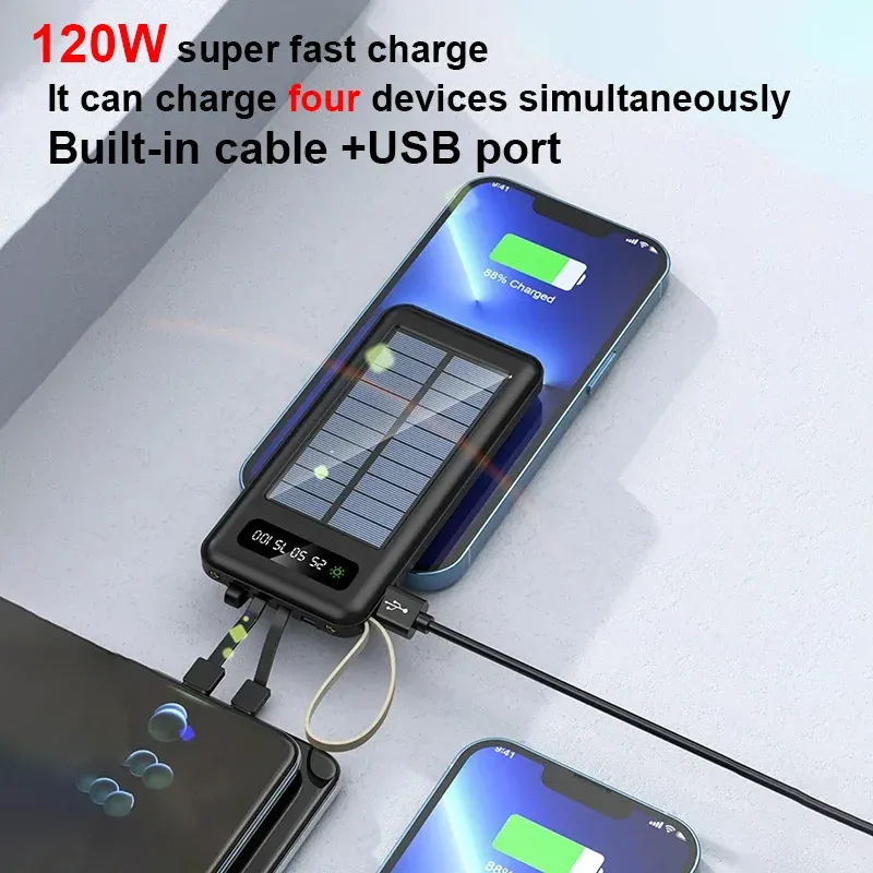 ROMOSS 200000mAh Solar Wireless Power Bank 2