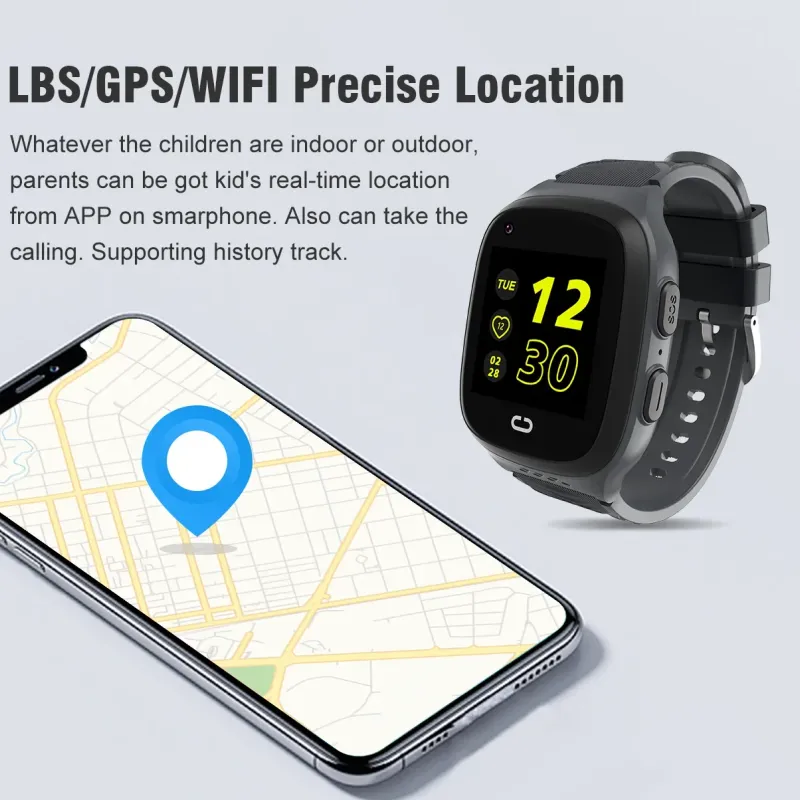 4G Kids Smartwatch GPS SOS Waterproof 4