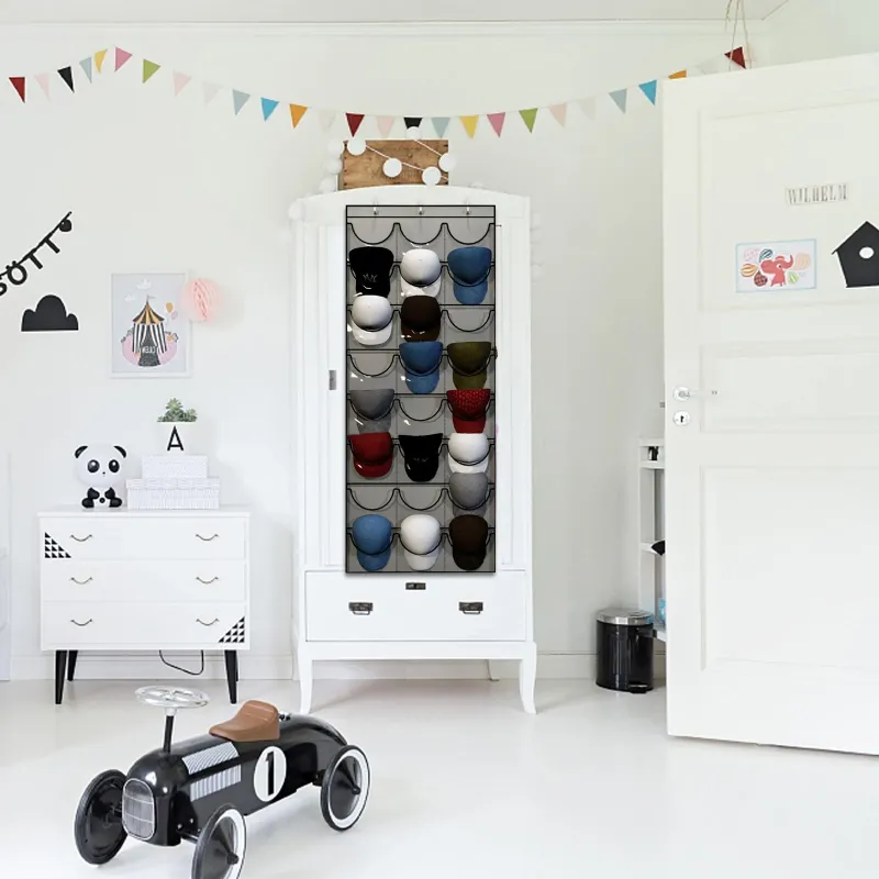 24 Grid Hanging Shoe Organizer 1