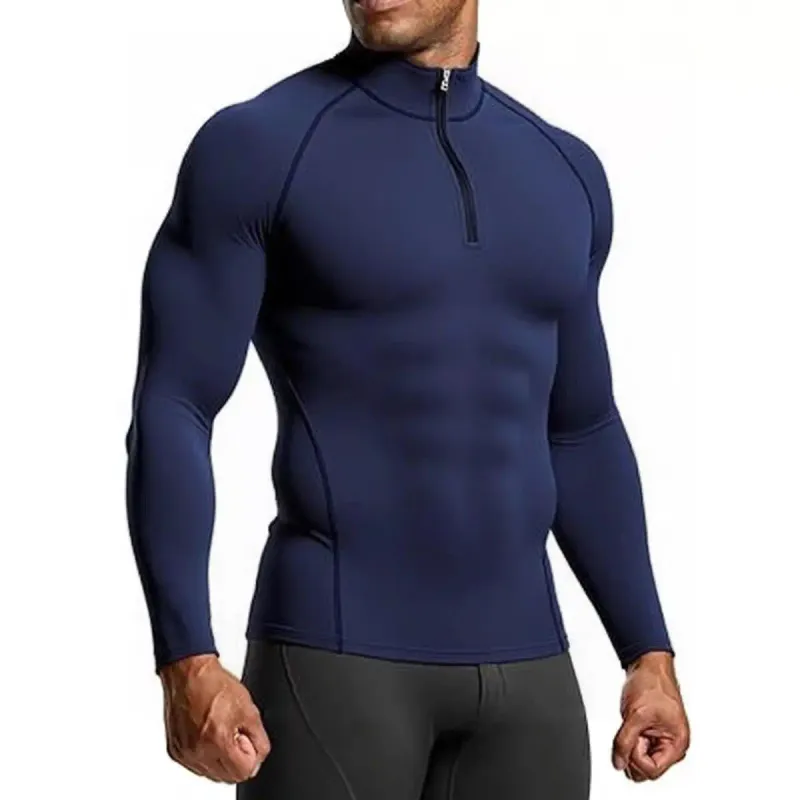 Men's Slim Fit Compression Gym Shirt 2